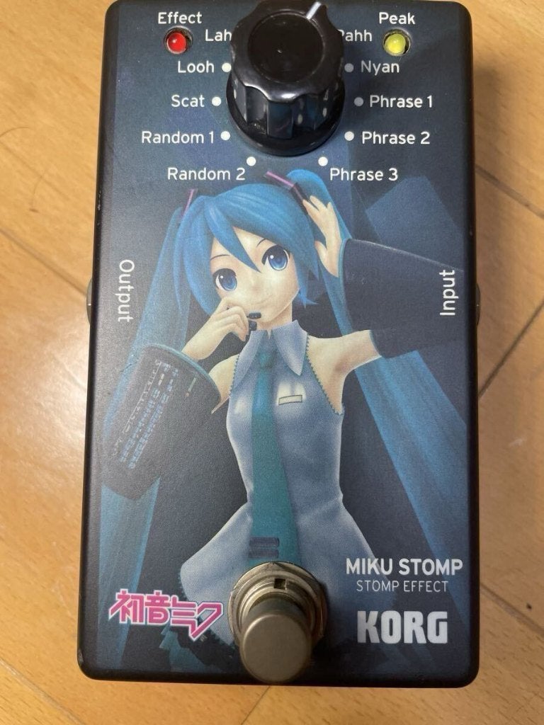 KORG MIKU STOMP Hatsune Miku effectpedaal, Ophalen of Verzenden, Zo goed als nieuw