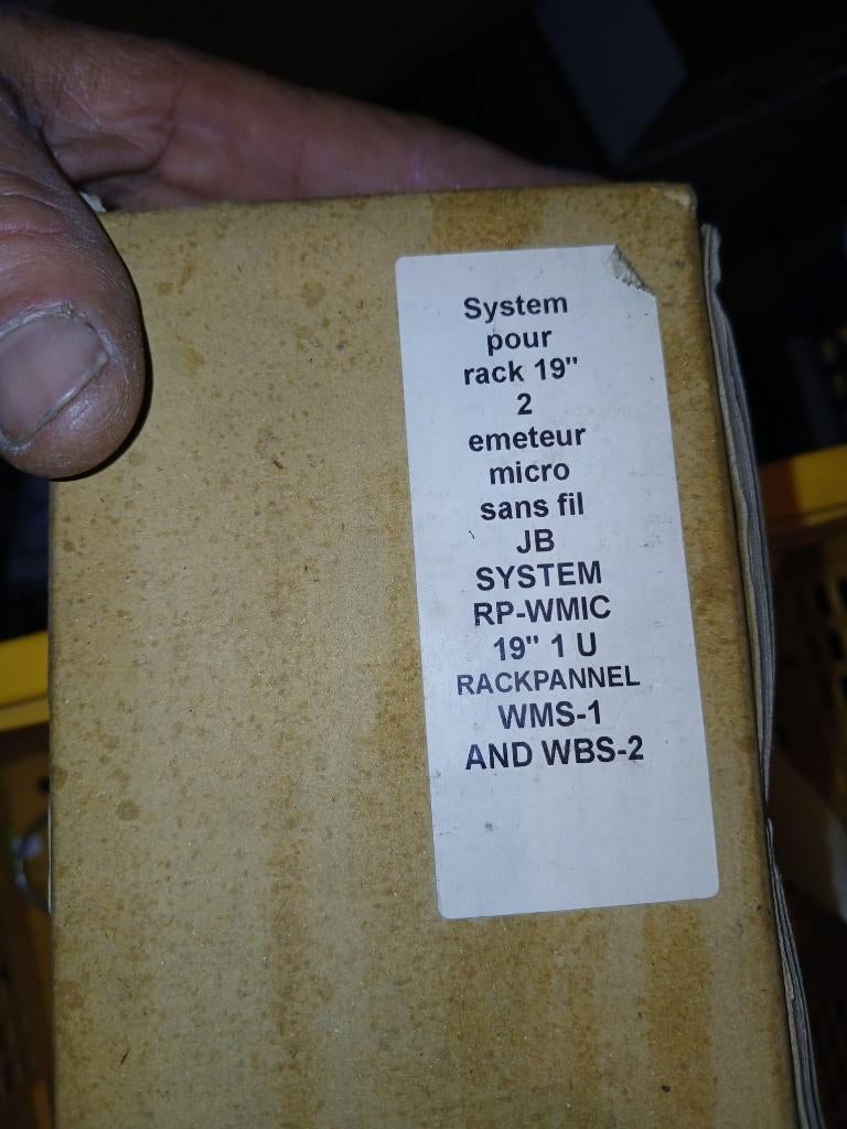 JB Systems RP-WMIC – Kit de montage en rack, Enlèvement ou Envoi, Neuf, Autres types