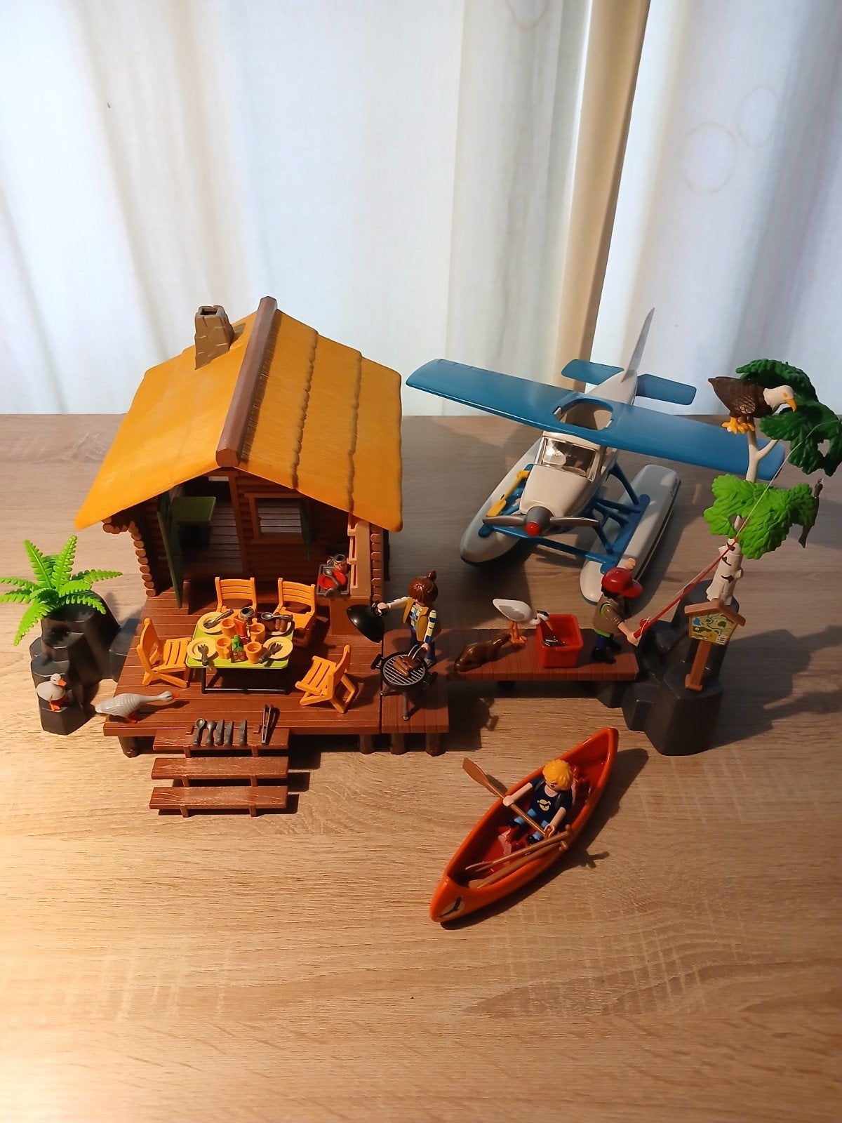 Playmobil Huis bij het meer, Ophalen, Complete set