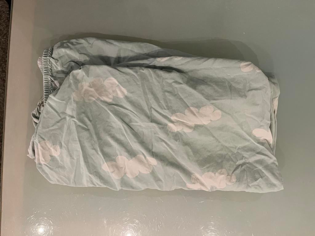 Matrasovertrekken babybed spijlenbed verschillende, Ophalen of Verzenden, Zo goed als nieuw, Blauw