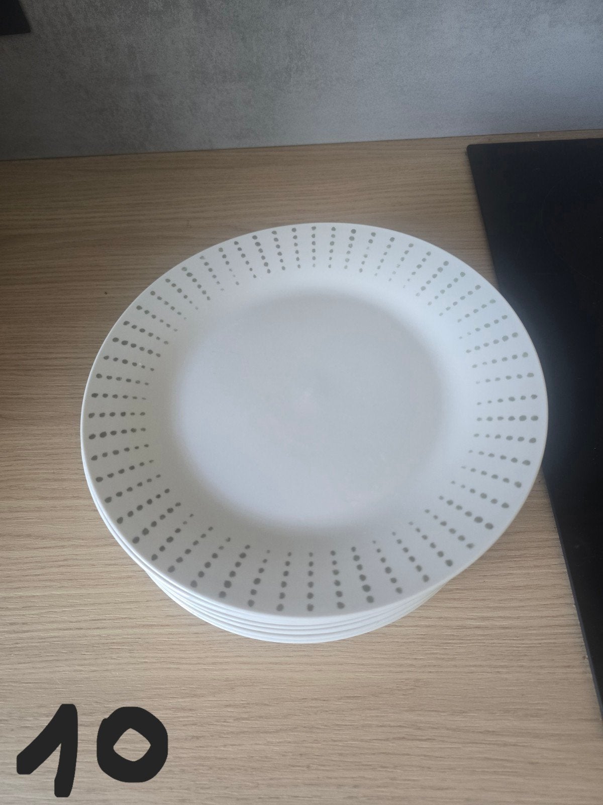 servies, Enlèvement, Utilisé