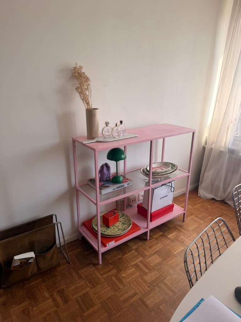Roze open kast, Ophalen, Overige materialen, Gebruikt, 100 tot 150 cm