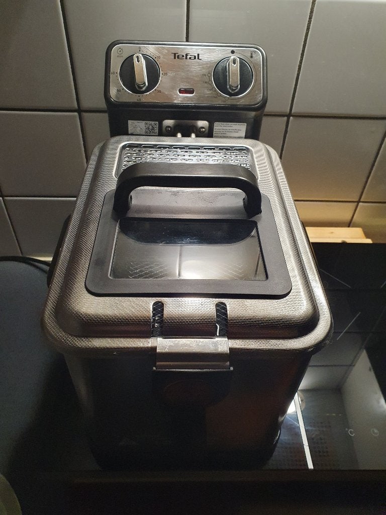 Friteuse TEFAL 4L 3000W, 4 litres ou plus, Enlèvement, Comme neuf, Pan intérieur amovible