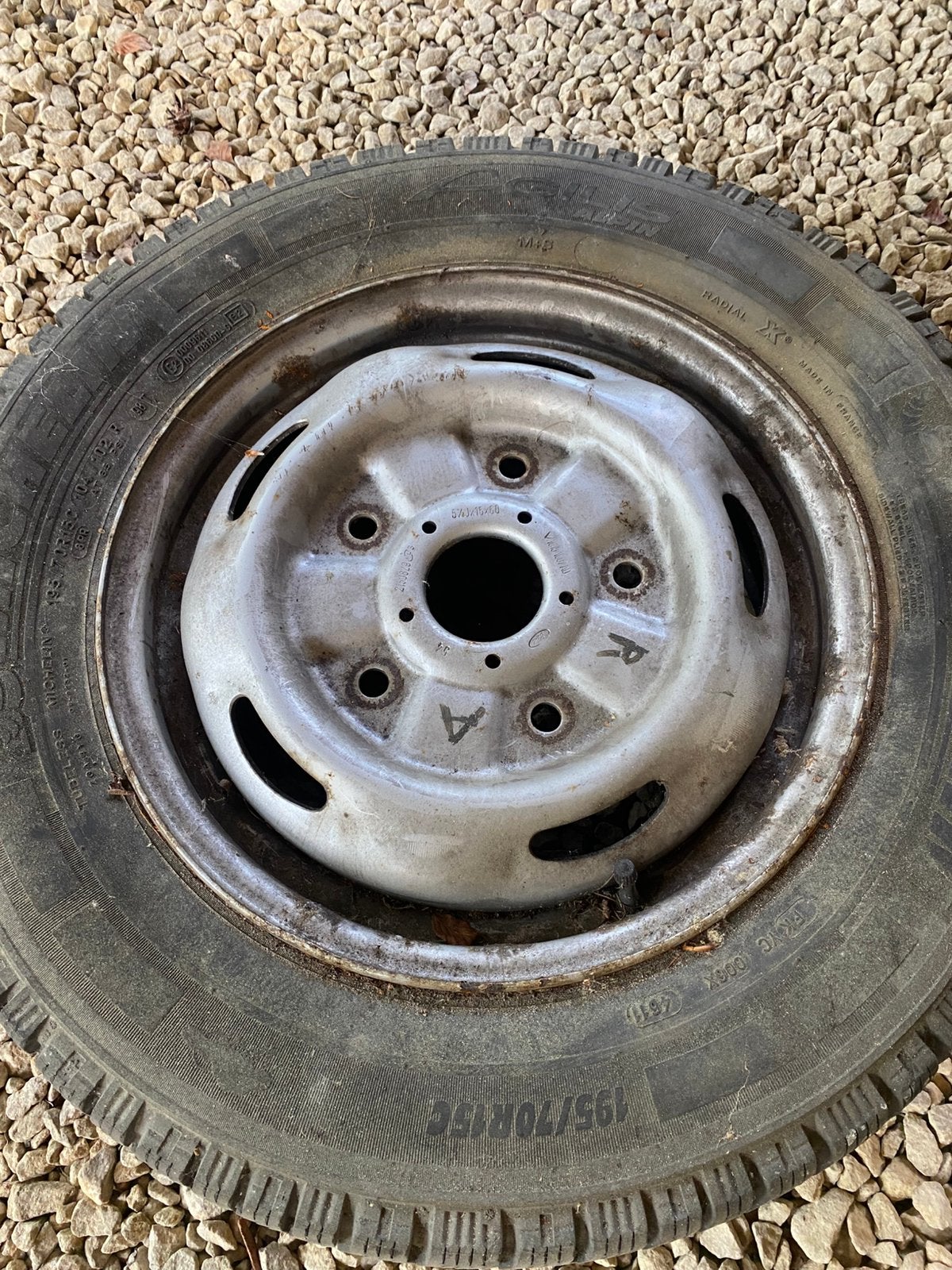 4 stalen velgen Ford Transit 15”, Ophalen, Gebruikt, 15 inch, Overige