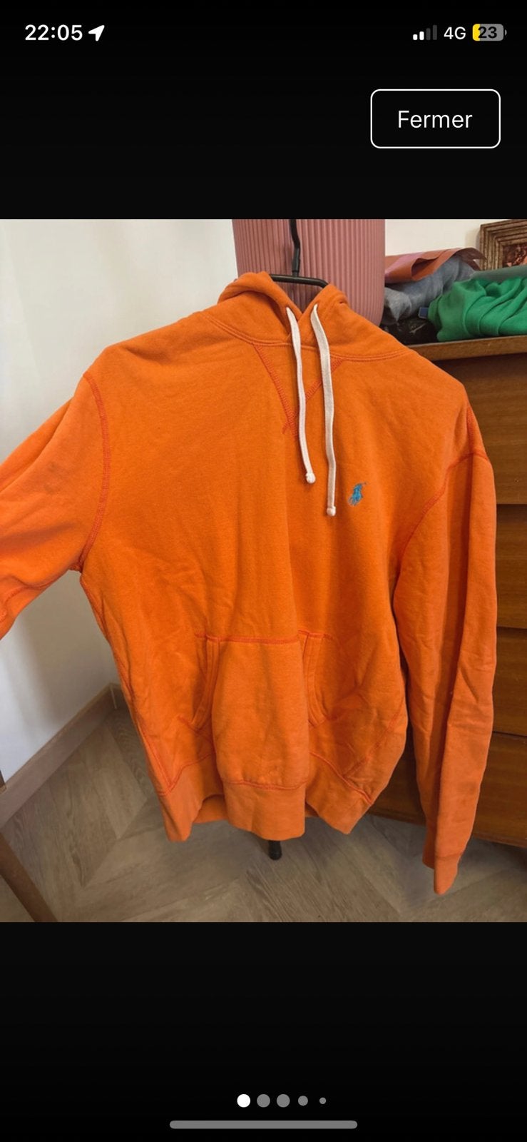 Sweat-shirt Ralph Lauren orange M, Vêtements | Hommes, Pulls & Vestes, Enlèvement ou Envoi, Comme neuf, Orange