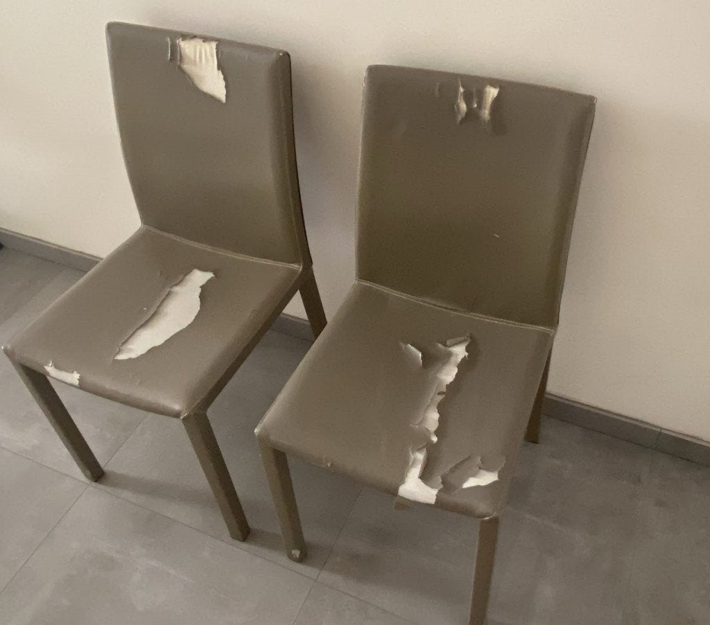 2 eetkamerstoelen gratis op te halen, Huis en Inrichting, Stoelen, Ophalen, Twee