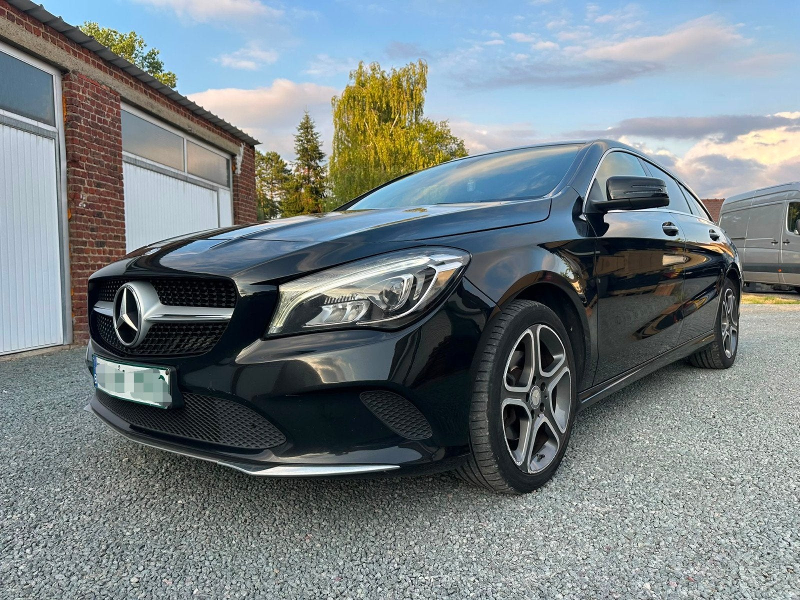 MERCEDES-BENZ CLA 200D AUTO EU6b, Auto's, Automaat, CLA, Zwart, Zwart