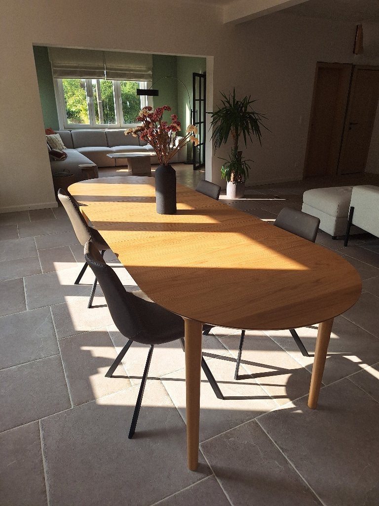 Eiken eettafel, Comme neuf, Enlèvement, 50 à 100 cm, Chêne