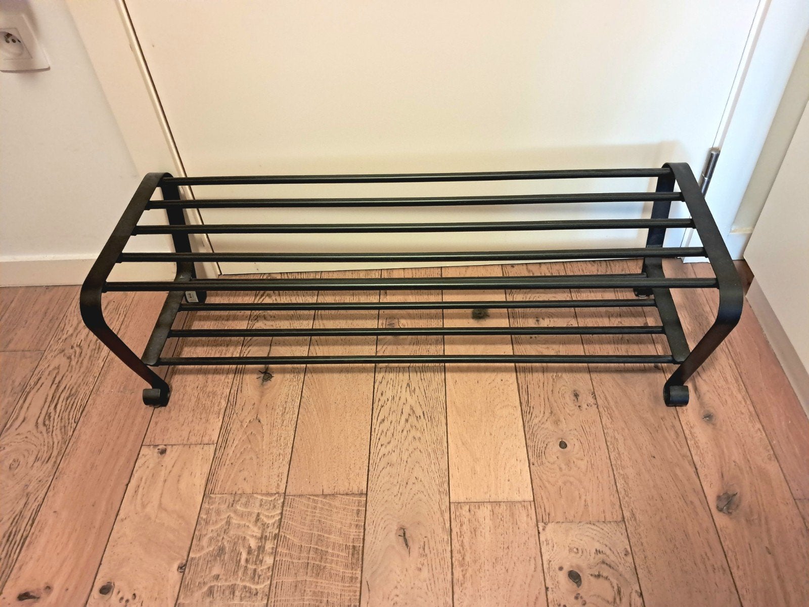 Armoire à chaussures en fer forgé IKEA - Parfait état !, Enlèvement, Comme neuf, Rustique