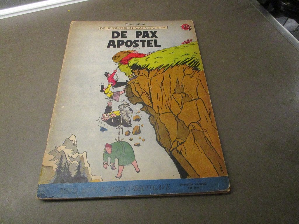 Nero - De pax-apostel - 1e druk - 1958, Gelezen, Marc Sleen, Eén stripboek, Ophalen of Verzenden