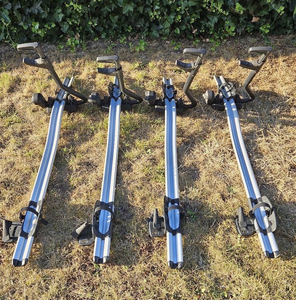 Fietsendrager Thule pro ride 591 (voor dak montage), Enlèvement, 1 vélo, Utilisé, Galerie de toit