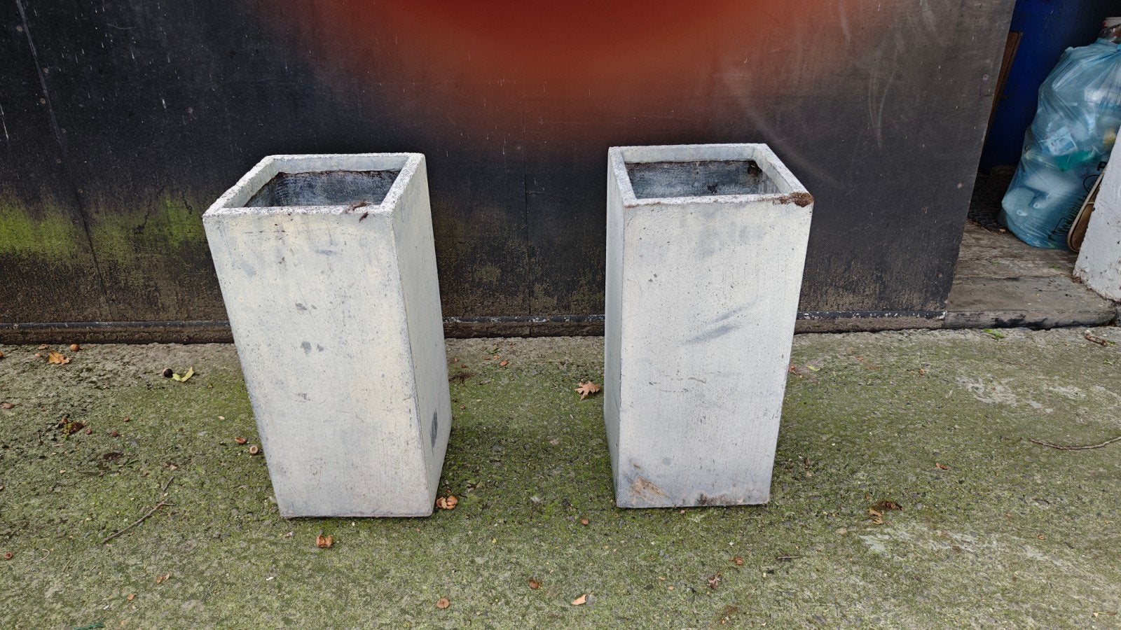 bloembakken glasvezel beton, Tuin en Terras, Ophalen, Overige materialen, Gebruikt, Binnen
