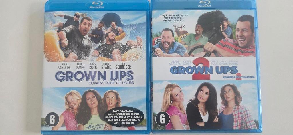 BR - Grown Ups 1+2, CD & DVD, Blu-ray, Enlèvement ou Envoi, Comme neuf, Humour et Cabaret