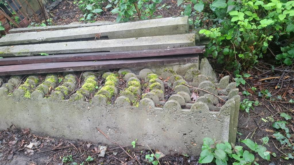 afsluiting in beton, Tuin en Terras, Ophalen