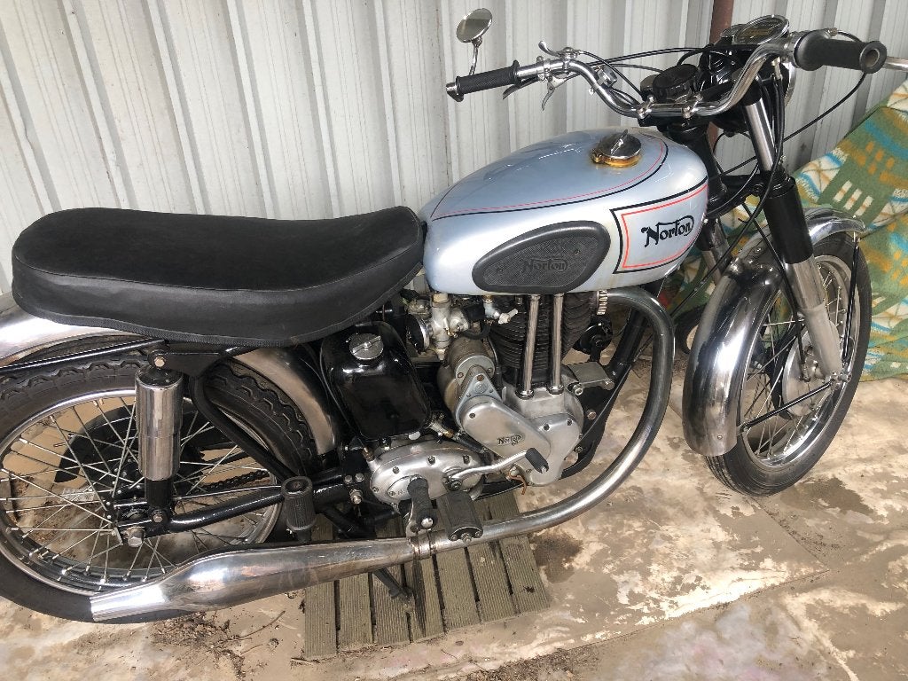 Oldtimer motor Norton es2 1954