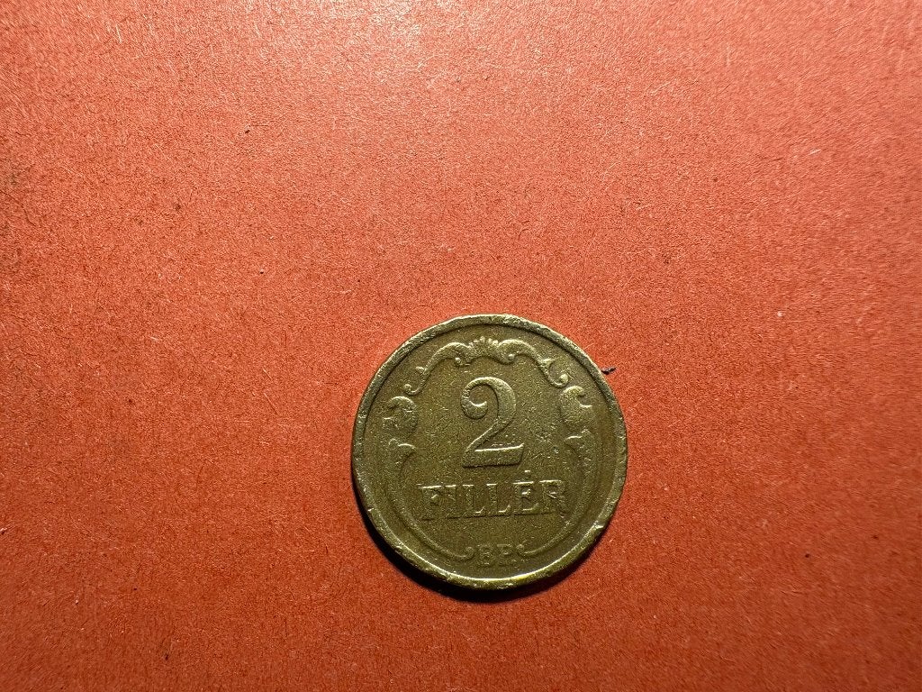 Hongarije - 2 filler 1937 (#247#), Postzegels en Munten, Ophalen of Verzenden, Hongarije, Losse munt