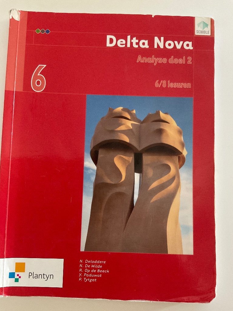 Delta Nova Analyse deel 2 6/8 lesuren, ASO, Wiskunde A, Plantyn, Ophalen