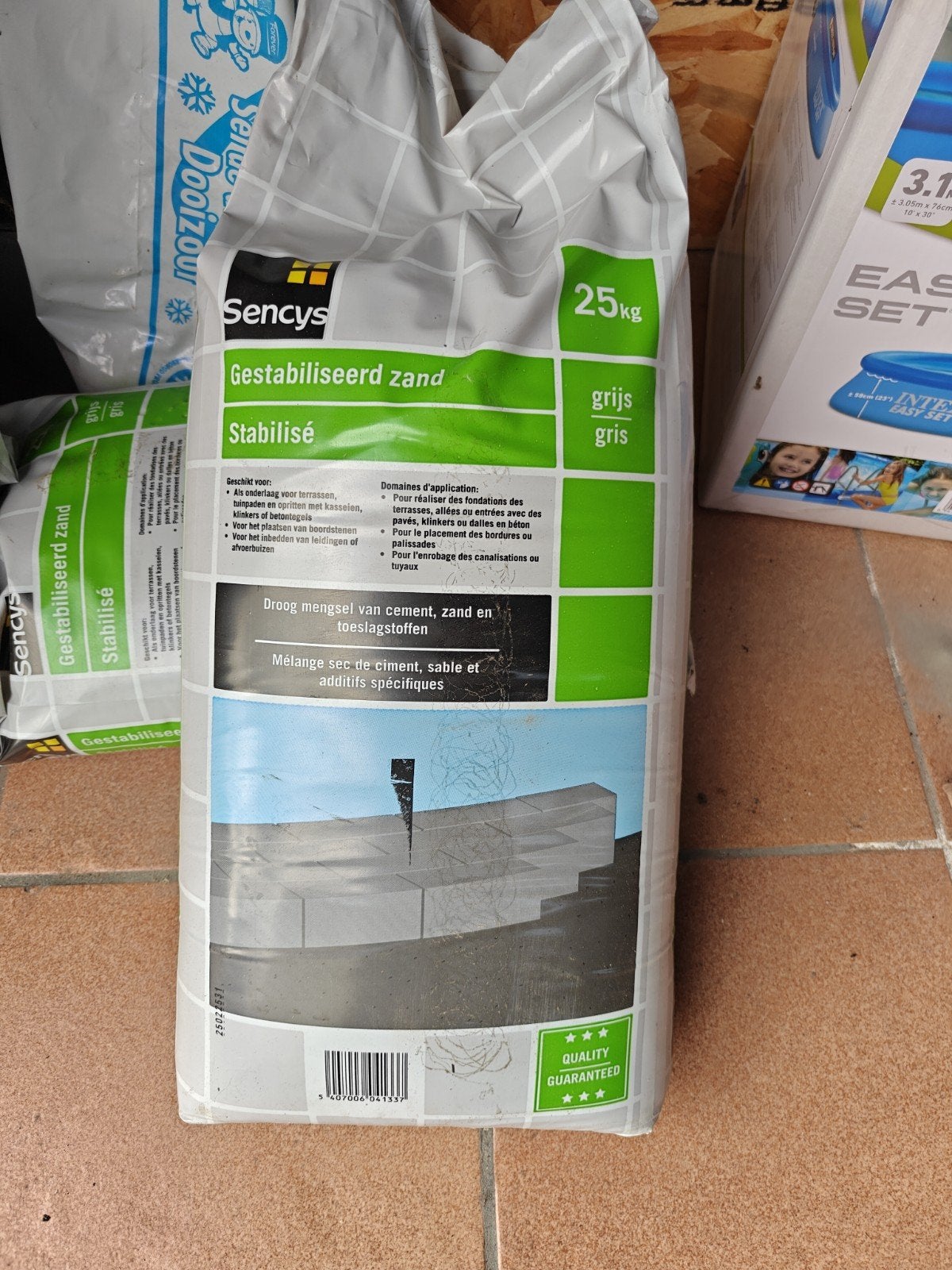 2x 25 kg Stabilisé, Doe-het-zelf en Bouw, Ophalen