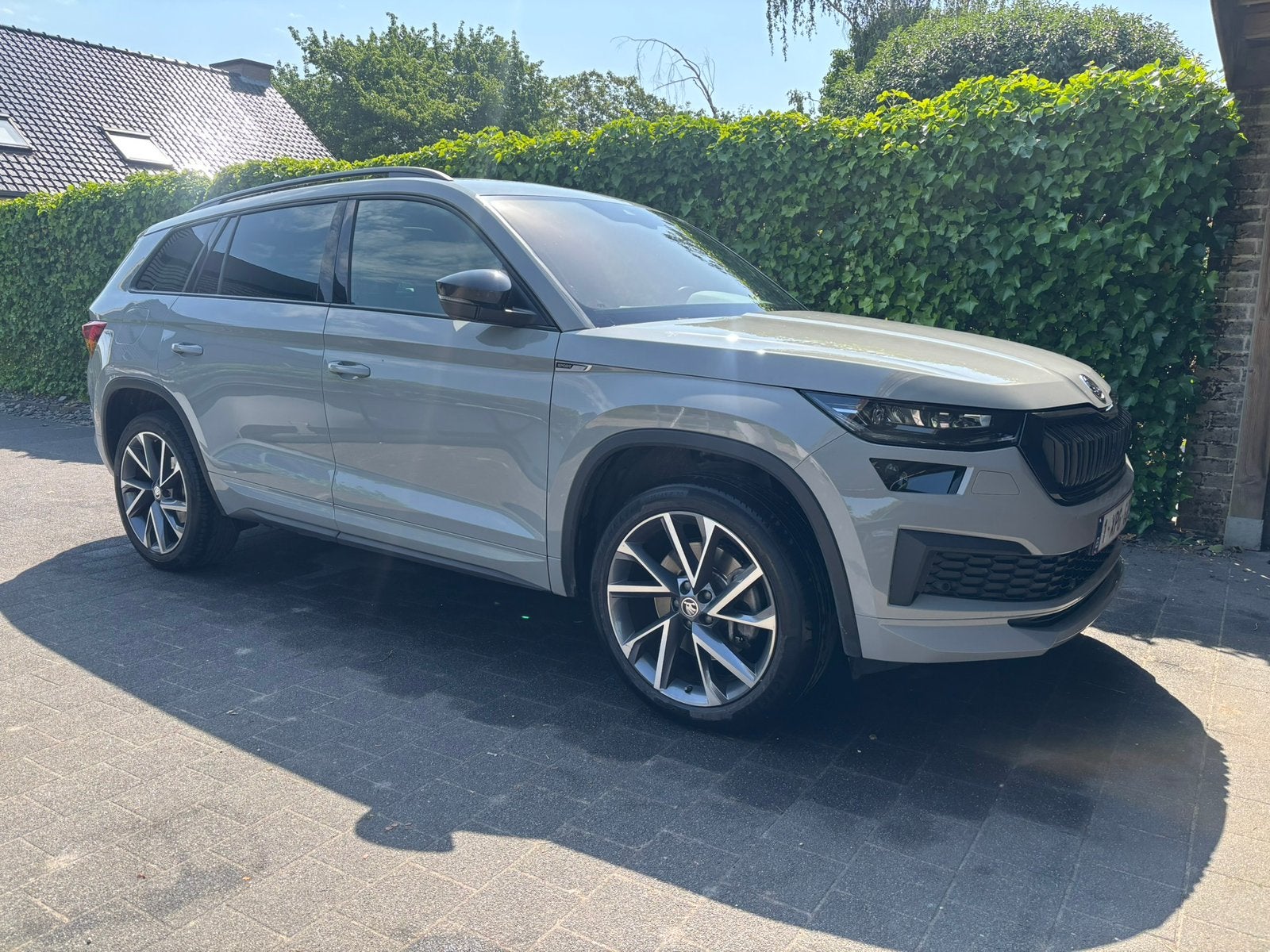 Skoda kodiaq 2.0 tfsi 4x4, Auto's, Automaat, Zwart, 4 cilinders, Alcantara