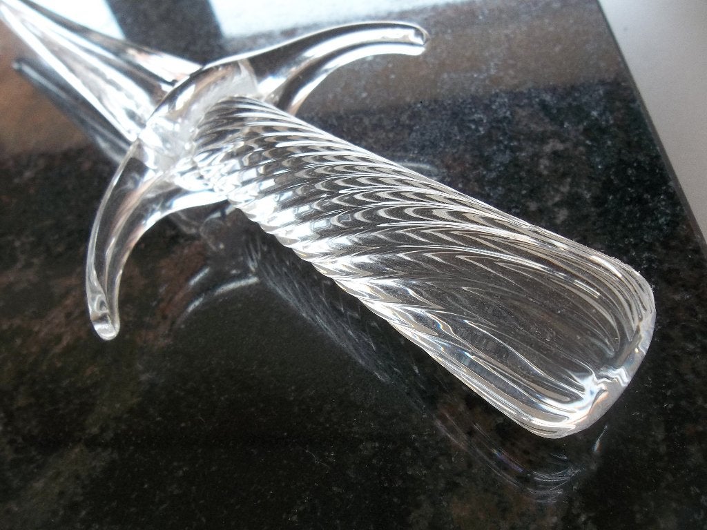 Dolk in kristal VSL 32cm- collectors item - perfecte staat, Antiek en Kunst, Ophalen of Verzenden