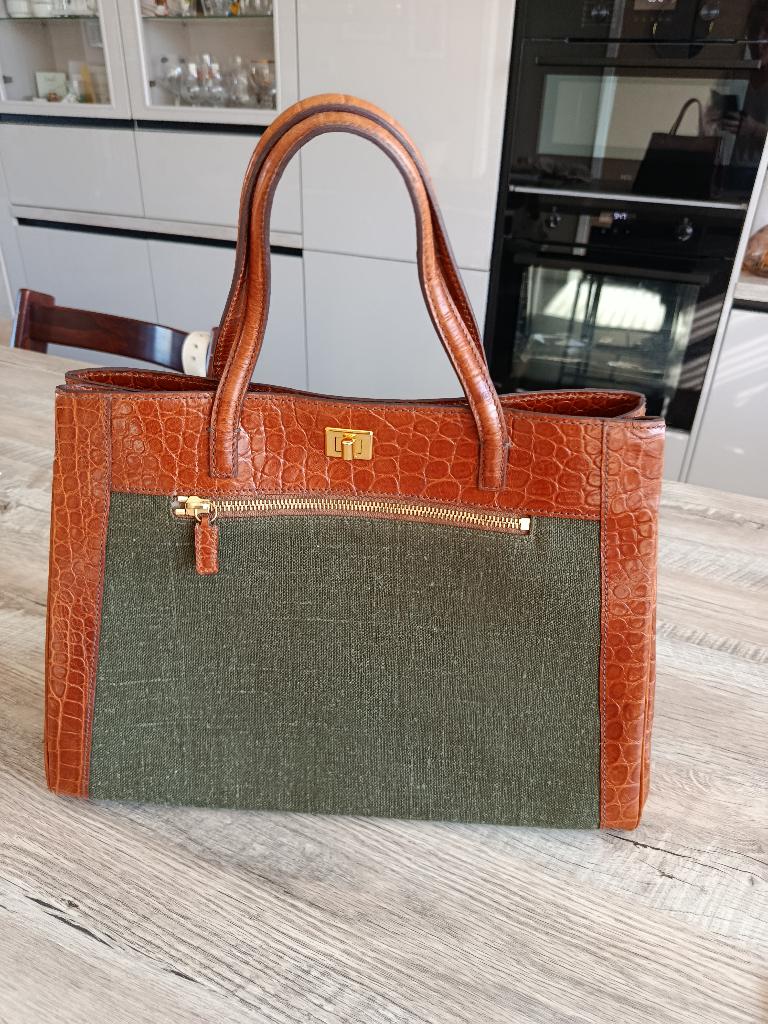 Just Campagne handdtas, Ophalen, Zo goed als nieuw, Bruin, Handtas