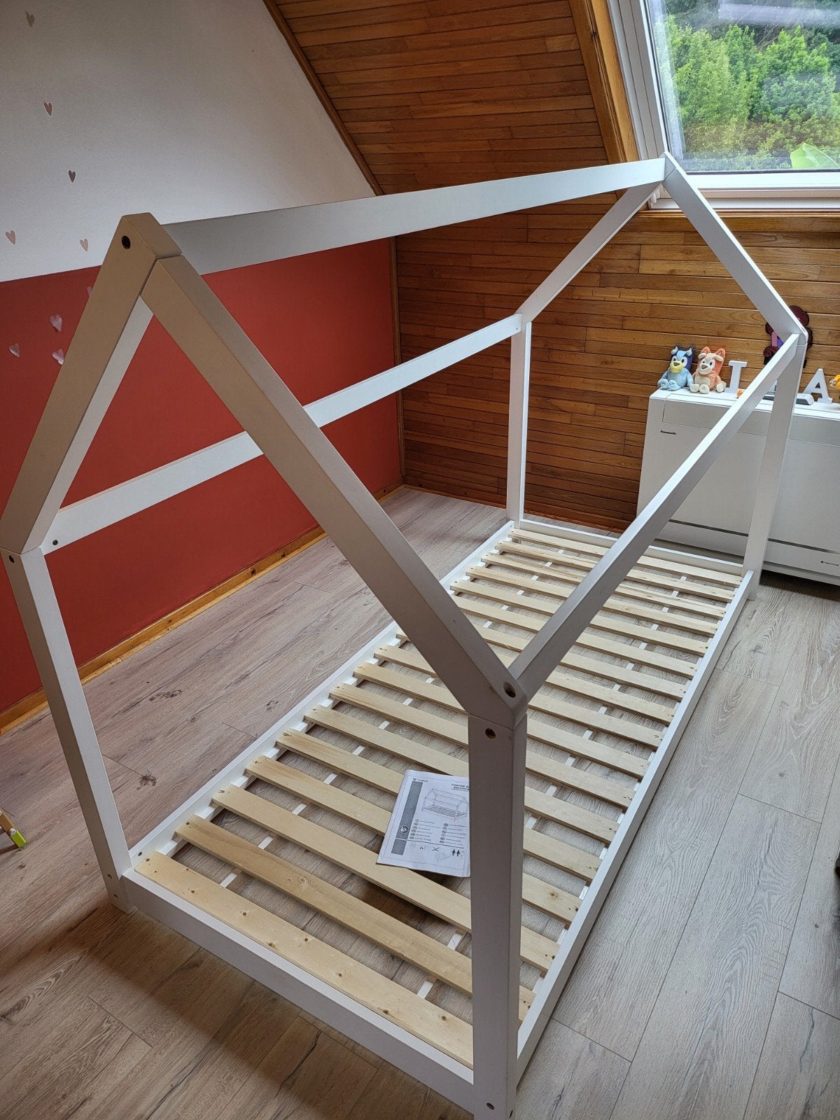 Cabine bed, Kinderen en Baby's, Kinderkamer | Bedden, Ophalen, 85 tot 100 cm, Zo goed als nieuw, Lattenbodem