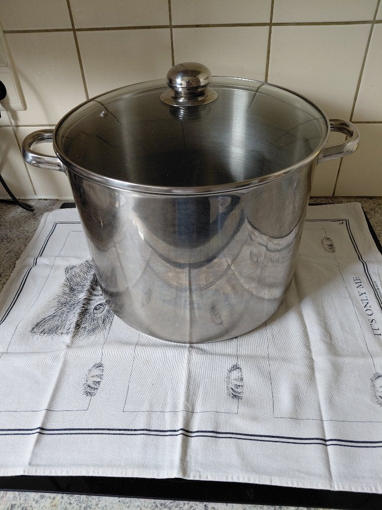 GROTE SOEPKETEL, Ophalen of Verzenden, Zo goed als nieuw, Aluminium