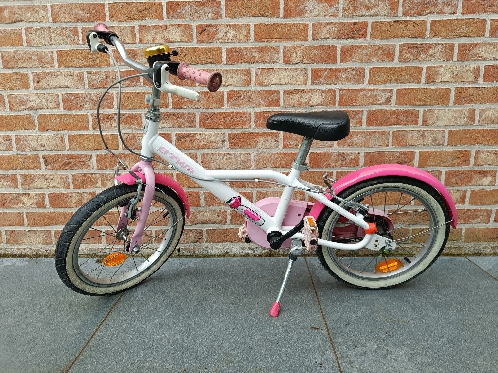 B-twin fiets 16 inch, Fietsen en Brommers, Fietsen | Kinderfietsjes, Ophalen, Gebruikt, 16 tot 20 inch, B'twin