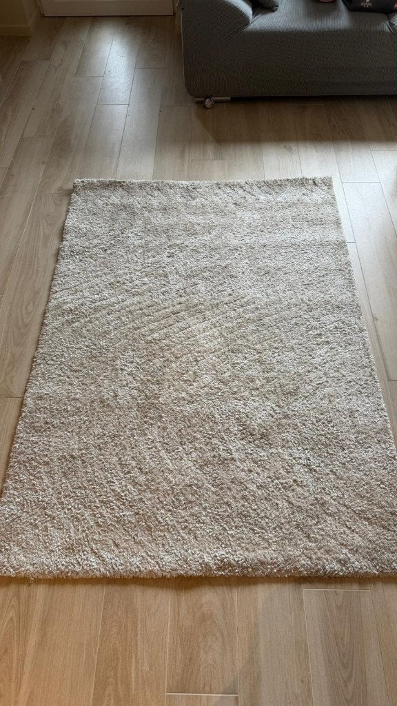 beige mat, Huis en Inrichting, Stoffering | Vloerbedekking, Ophalen, Beige, Zo goed als nieuw, Minder dan 5 m²