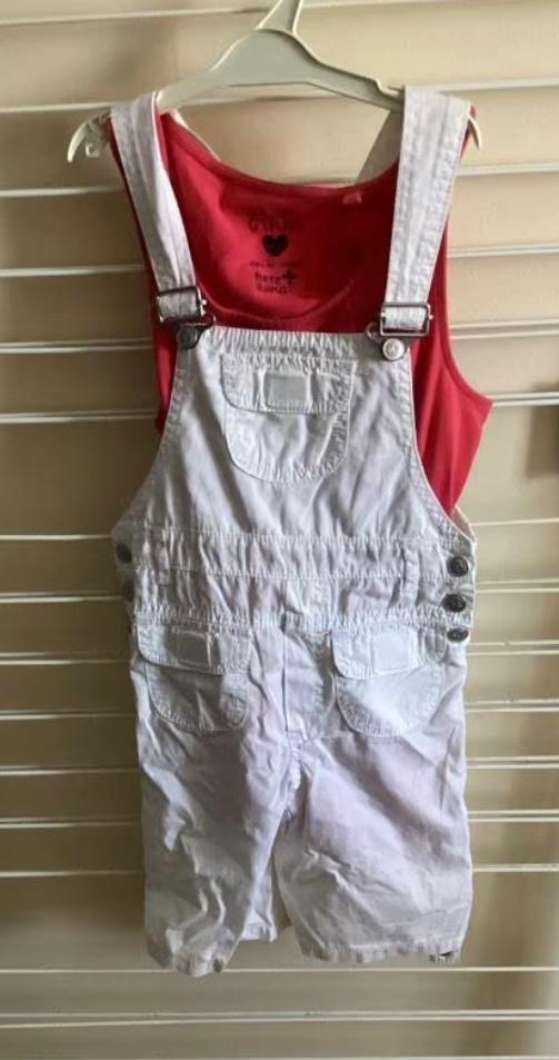 witte zomer tuinbroek van HEMA maat 86, Kinderen en Baby's, Ophalen of Verzenden, Hema