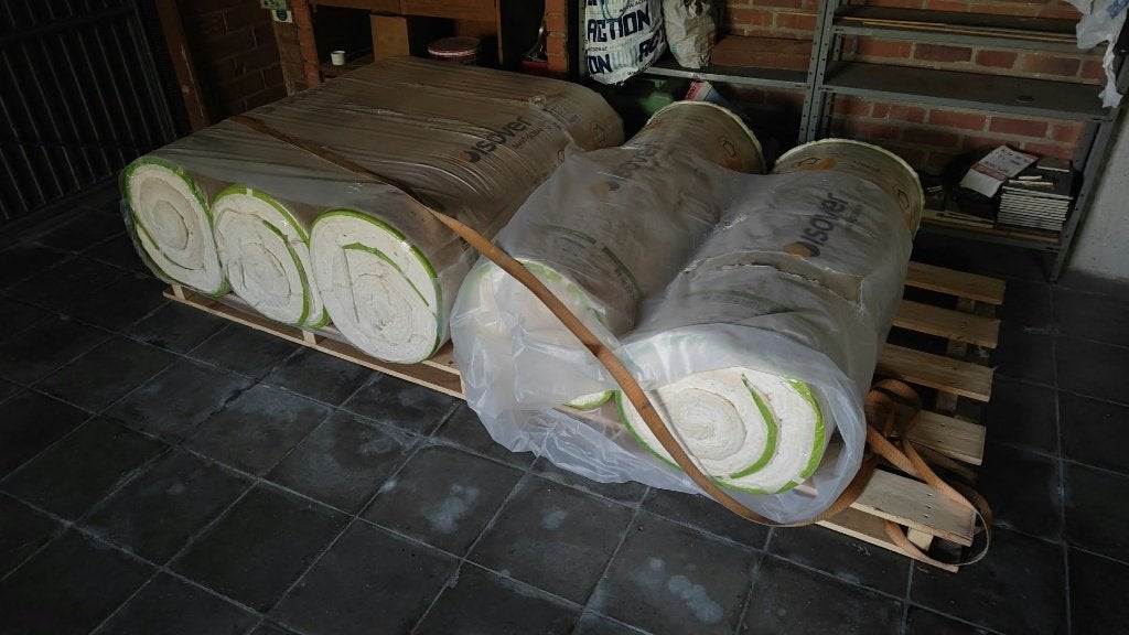 Isover Isoconfort 32 - 180mm dik (5 rollen), Bricolage & Construction, Enlèvement, 12 cm ou plus, Neuf, 15 m² ou plus