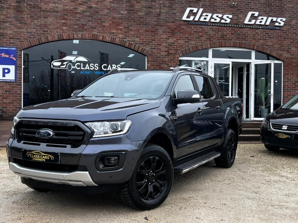 Ford Ranger 2.0 WILDTRAK AUTO NAVI CAM PDC CARPLAY DISTRONIC, Autos, Cuir, Argent ou Gris, Achat, Euro 6