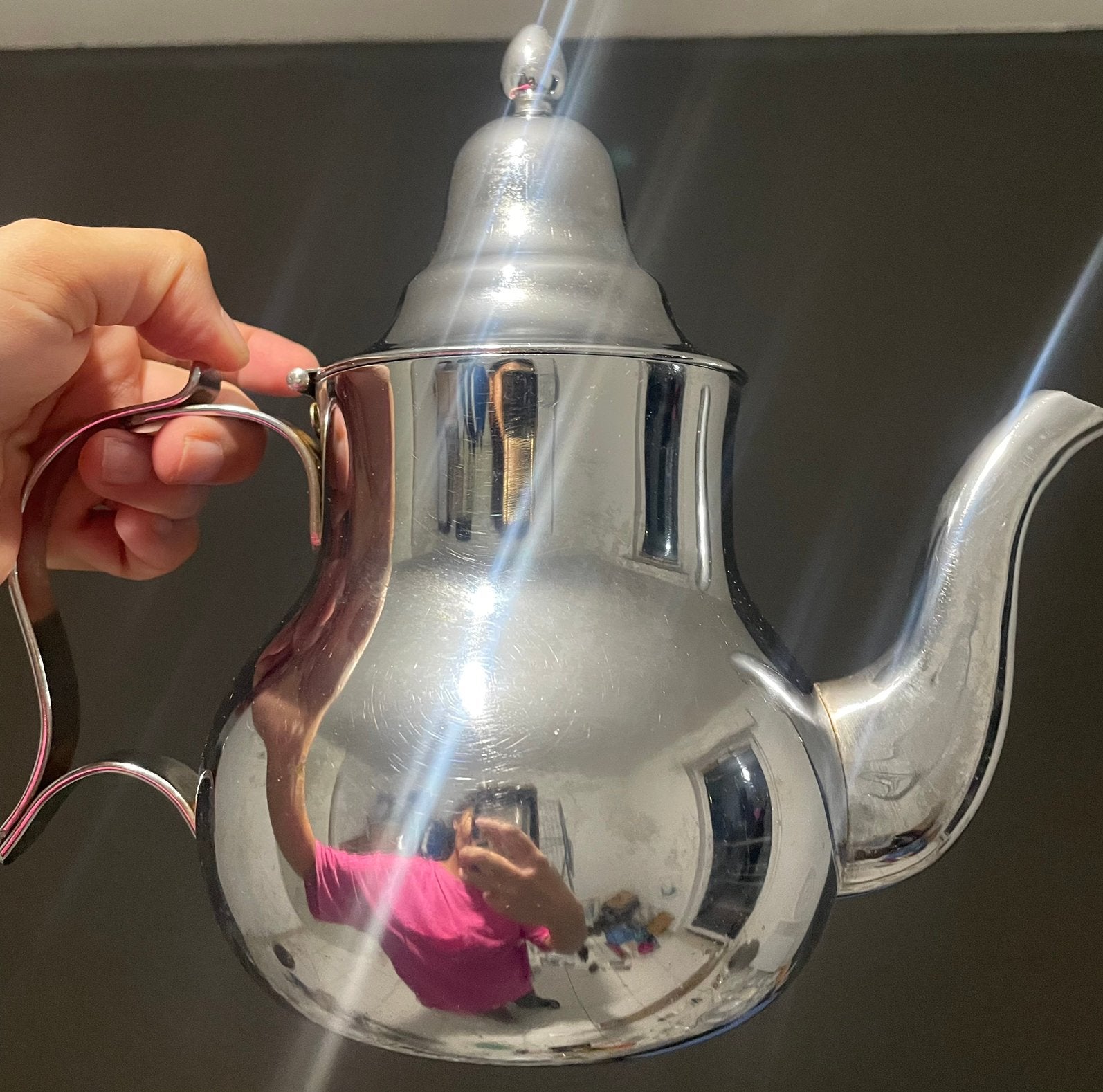 Théière en inox Alassa, Enlèvement ou Envoi
