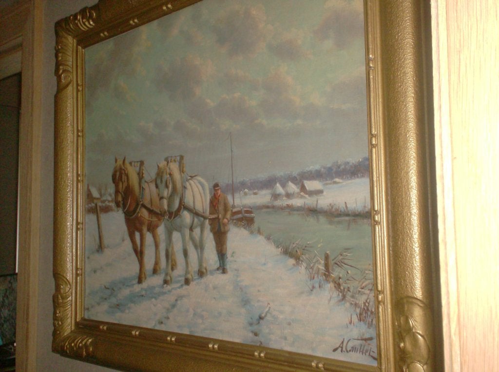 SCHILDERIJ CAULLET, Antiek en Kunst, Ophalen