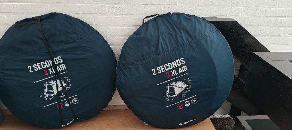Tent decathlon 3 personen blauw, Caravans en Kamperen, Ophalen, Nieuw, Tot en met 3