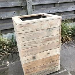 Plantenbakken – New Basic High – 38 x 38 x 60 cm, Neuf, Enlèvement ou Envoi, Rijkevorsel, Bois