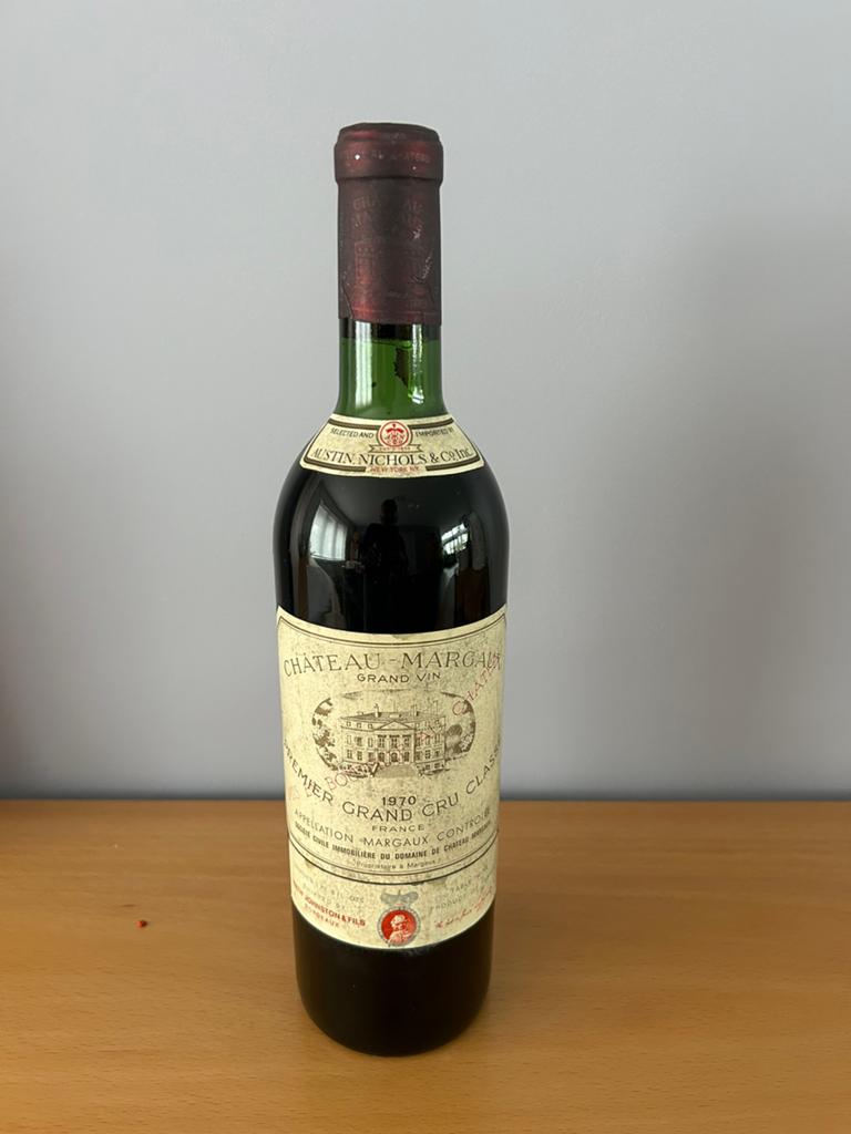 Chateau Margaux Premier Grand Cru Classé 1970, Verzamelen, Wijnen, Ophalen, Nieuw
