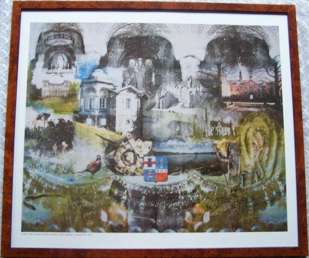 Bornem, parel aan de Schelde, Antiquités & Art, Art | Lithographies & Sérigraphies, Encadré, Enlèvement, Impression offset