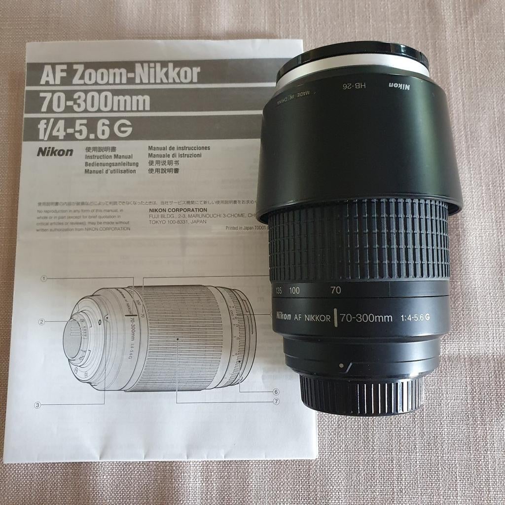 Nikon AF 70-300 f/4-5.6G, Audio, Tv en Foto, Foto | Lenzen en Objectieven, Ophalen, Gebruikt