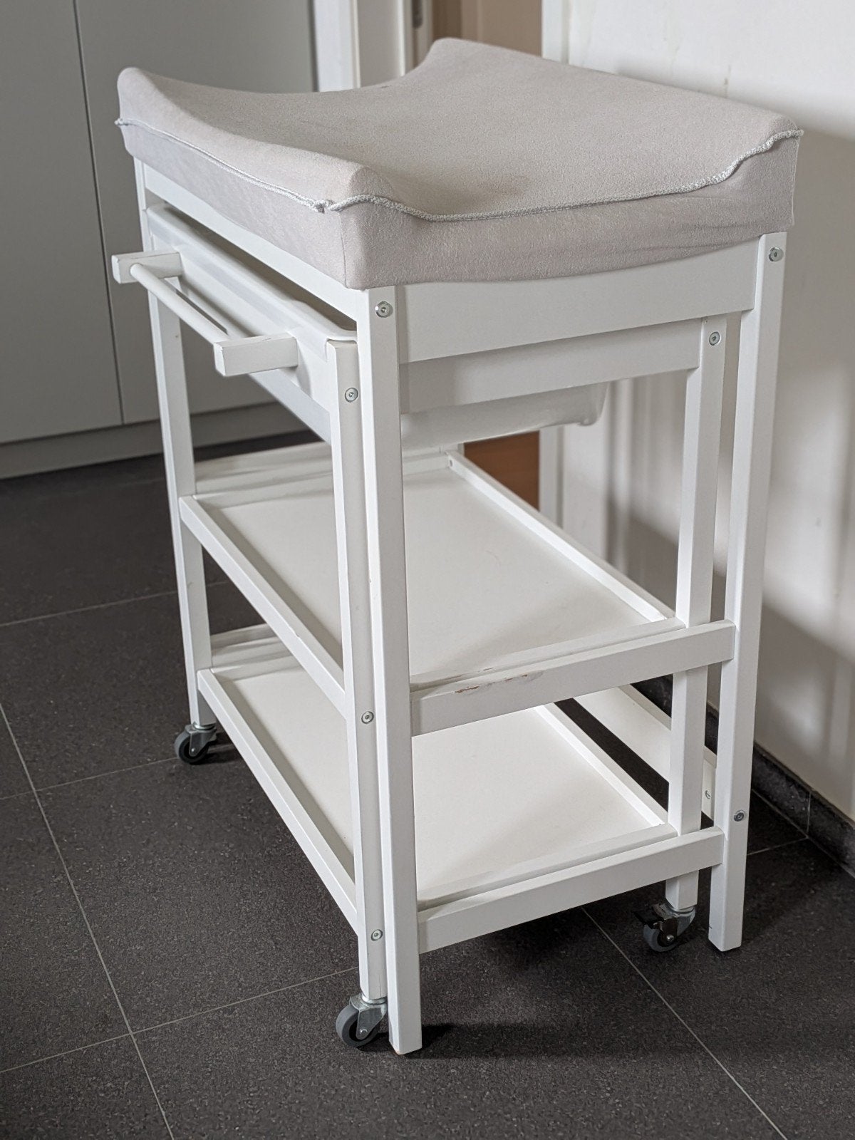 Luiertafel met badje, Ophalen, Badje