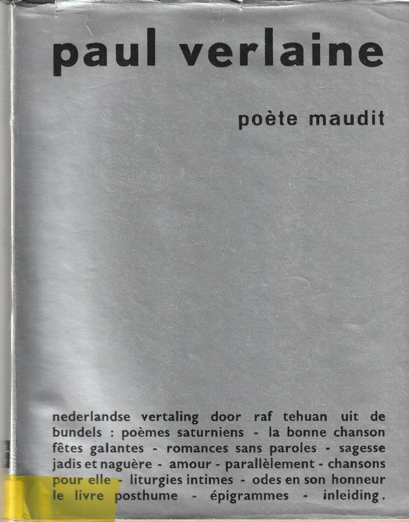 Paul Verlaine “Poète maudit”, Ophalen of Verzenden, Gelezen, Eén auteur