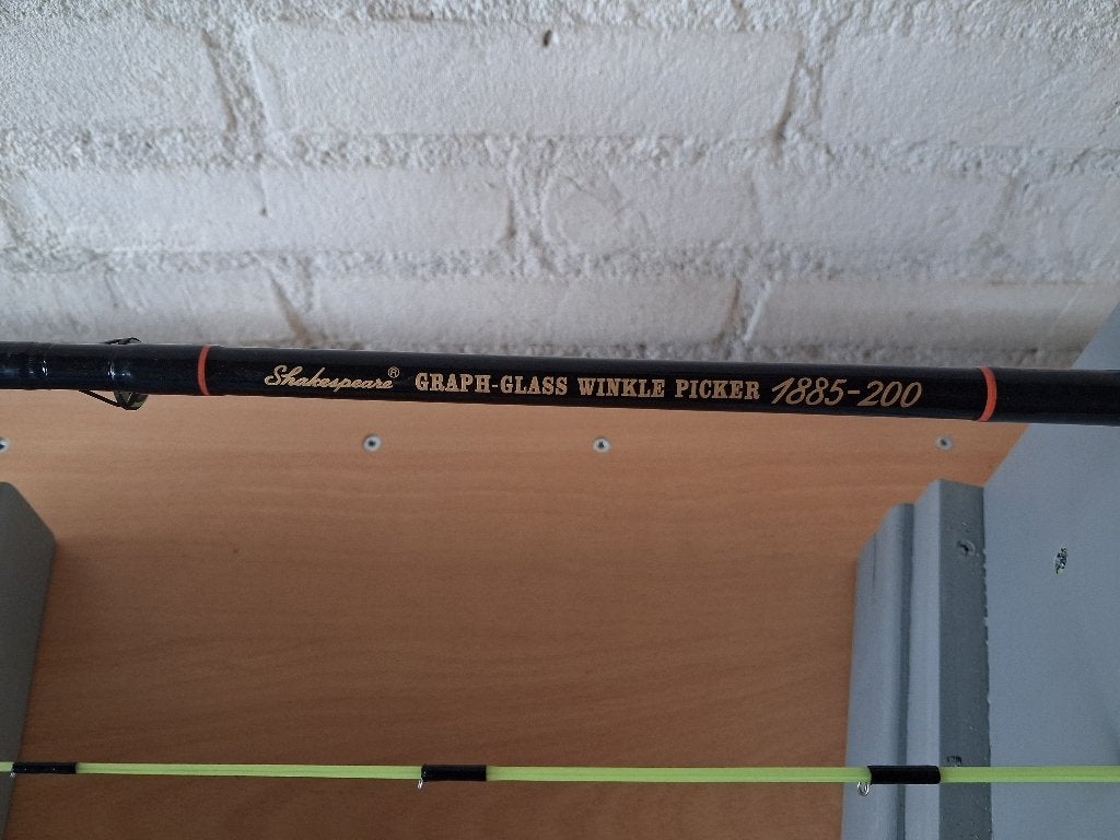 Shakespeare Graph-Glass Winkle Picker., Enlèvement, Utilisé, Canne à lancer