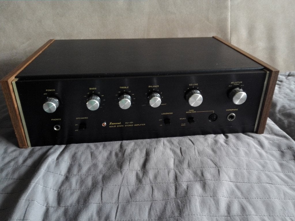SANSUI AU 101+SANSUI T 510 L, Autres marques, Enlèvement, Composants en vrac, Utilisé
