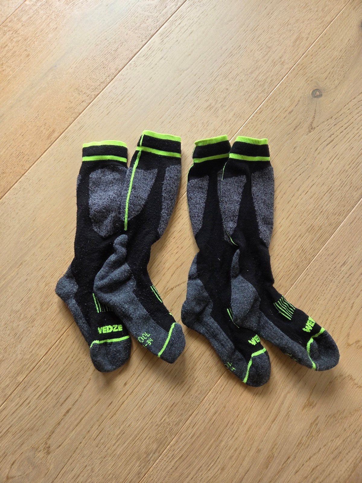Wollen skisokken Wedze - maat 31/34, Jongen of Meisje, Ophalen of Verzenden, Zo goed als nieuw, Wed'ze