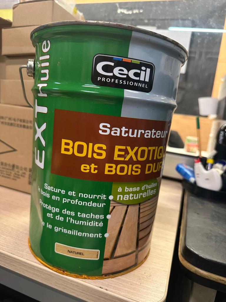CECIL PROFESSIONNEL — SATURATEUR BOIS EXOTIQUES & BOIS DURS, Bricolage & Construction, Enlèvement, Comme neuf