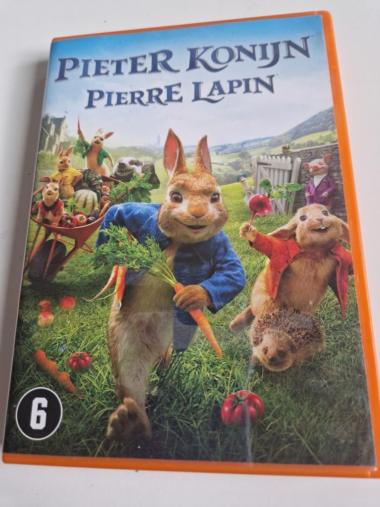 Dvd Pieter konijn, À partir de 6 ans, Dessin animé, Comme neuf, Enlèvement