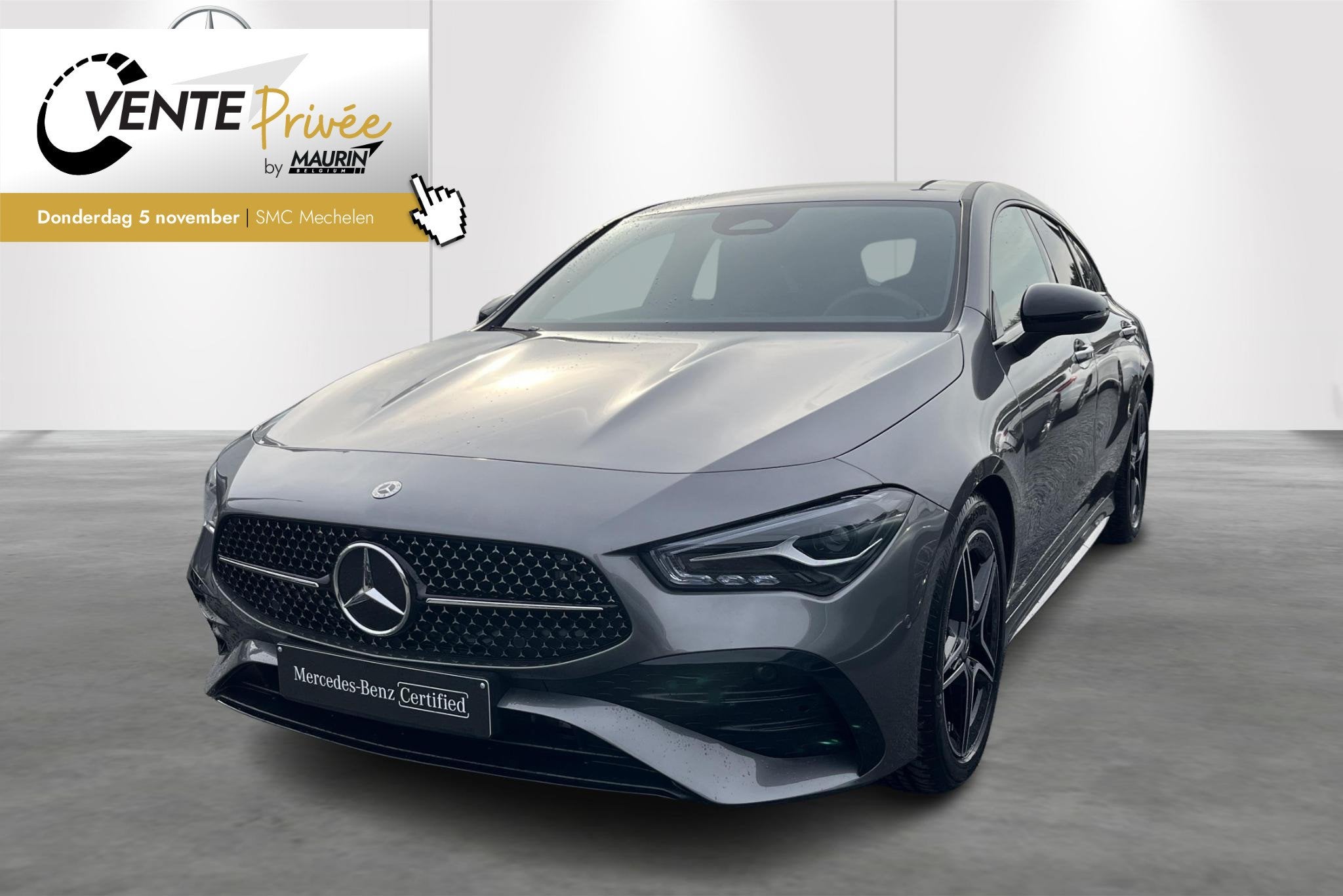 Mercedes-Benz CLA-Klasse Shooting Brake CLA 200 AMG Line, Entreprise, Boîte manuelle, Noir, 1600 kg
