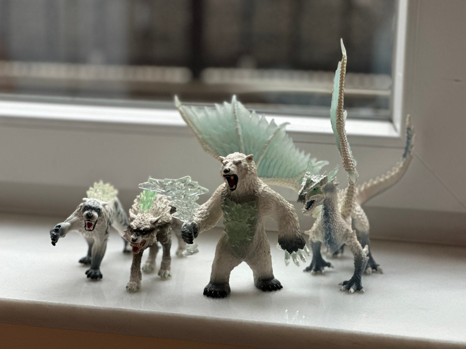Set de 4 Schleich eldorado creatures figurines ice snow, Enlèvement, Comme neuf
