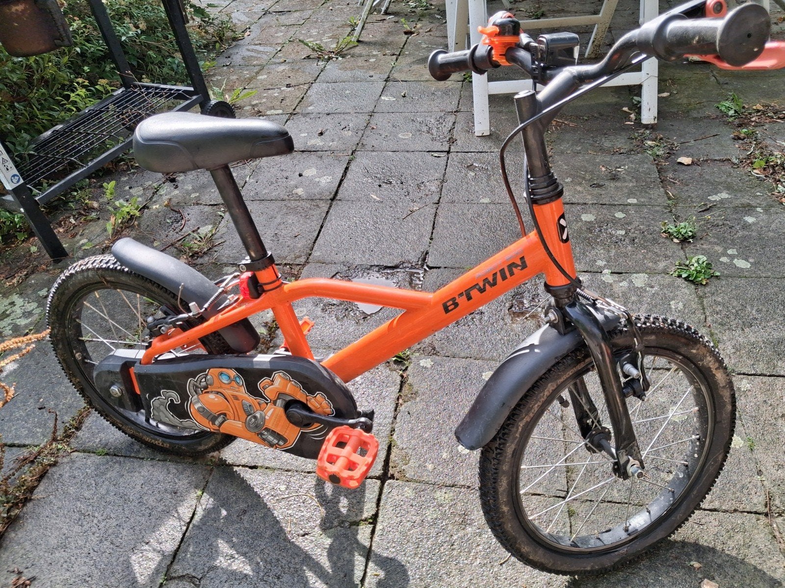 Vélo enfant B'TWIN Robot 500 16" – orange, Autres marques, Enlèvement, Utilisé, Hommes