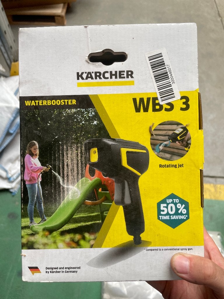 Kärcher WBS 3 Waterbooster, Jardin & Terrasse, Nettoyeurs haute pression, Enlèvement ou Envoi, Neuf, Batterie, KARCHER